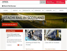 Tablet Screenshot of hitachirail-eu.com
